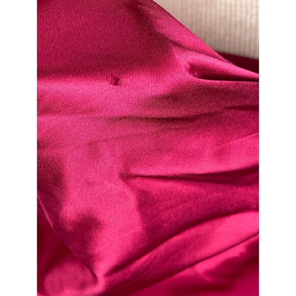 CULT GAIA Azaelia Gold Ring Shoulder Detail Cowl Neck Peony Pink Maxi Dress Sz M - Picture 8 of 13